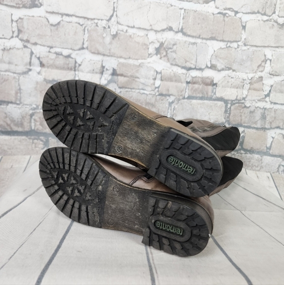 Remonte Leather Riding Boots Taupe Embre Almond Toe Size 38 = 7/7.5 Equestrian - Picture 13 of 16